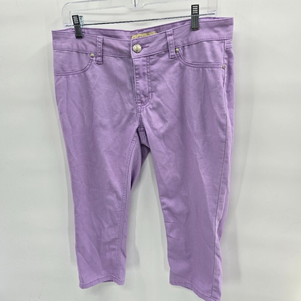 D. Jeans Light Purple Lavender Relaxed Fit Size 10P